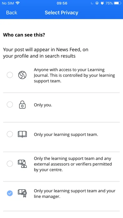 Ảnh chụp màn hình của OneFile Learning Hub