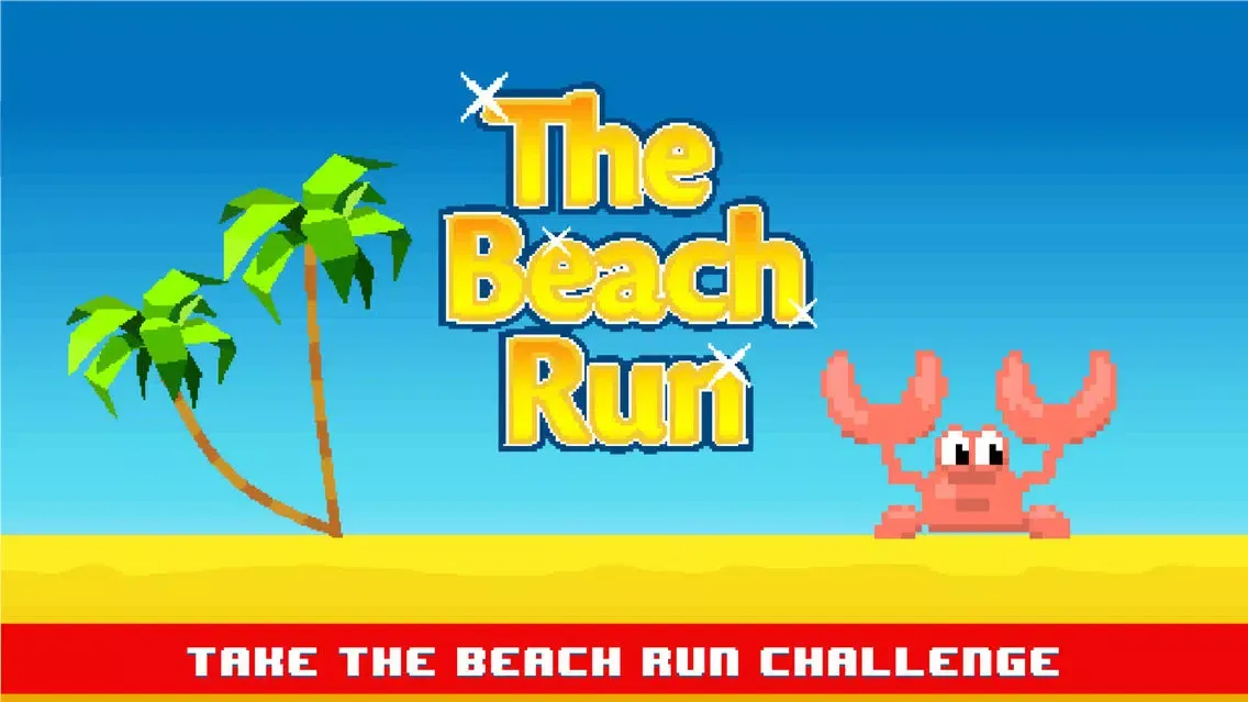 Tangkapan layar The Beach Runner: Running game