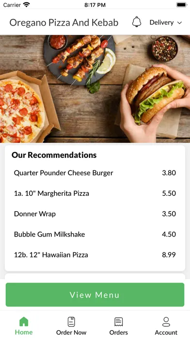 Oregano Pizza And Kebab. স্ক্রিনশট