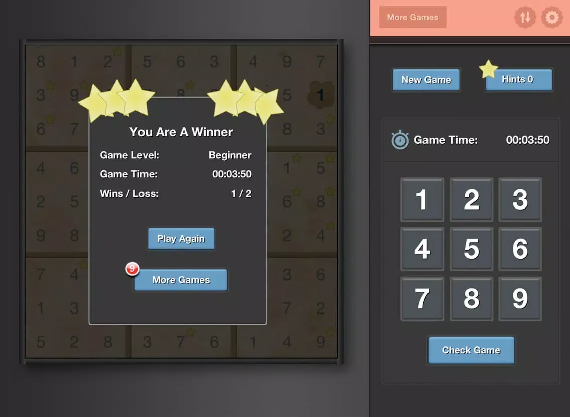 Capturas de pantalla de Sudoku Puzzles HD - Free Sudoku Games iPad 