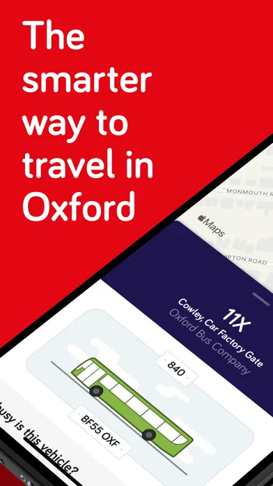 Zrzuty ekranu Oxford Bus and Thames Travel