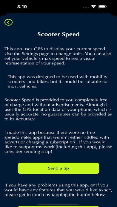 ScooterSpeed應用截圖