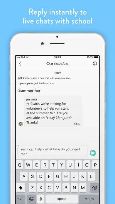 Ảnh chụp màn hình của Parent Hub