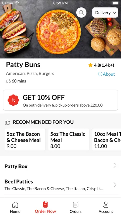 Zrzuty ekranu Patty buns