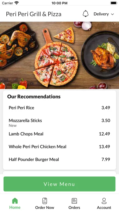 Ảnh chụp màn hình của Peri Peri Grill & Pizza