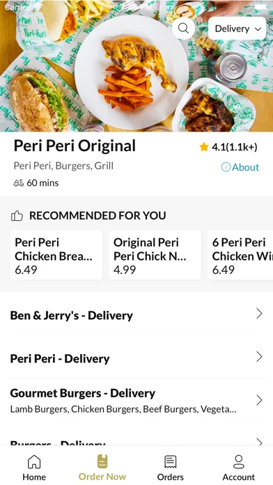 Peri Peri Original. Ekran Görüntüleri