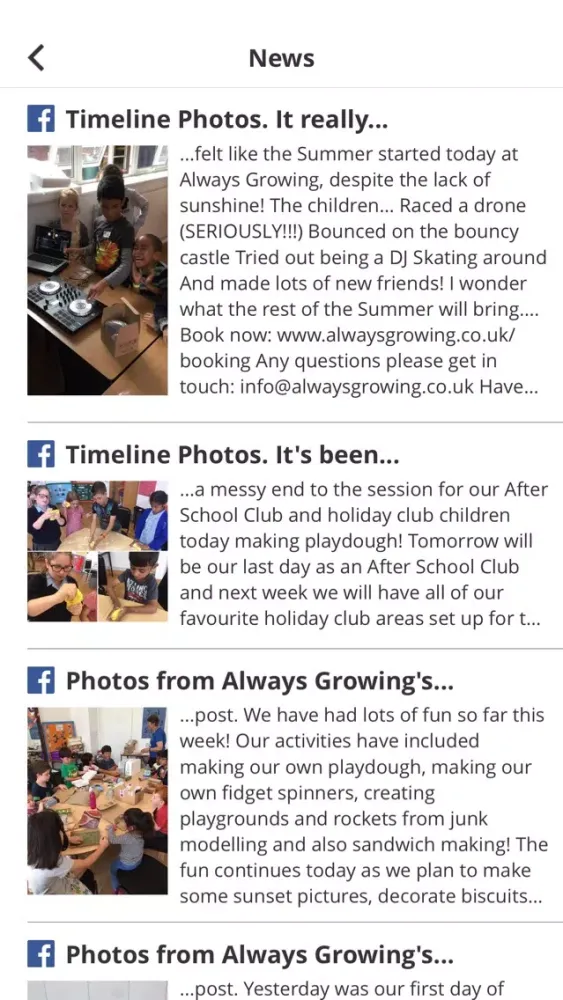 Always Growing Children's Club سکرین شاٹس