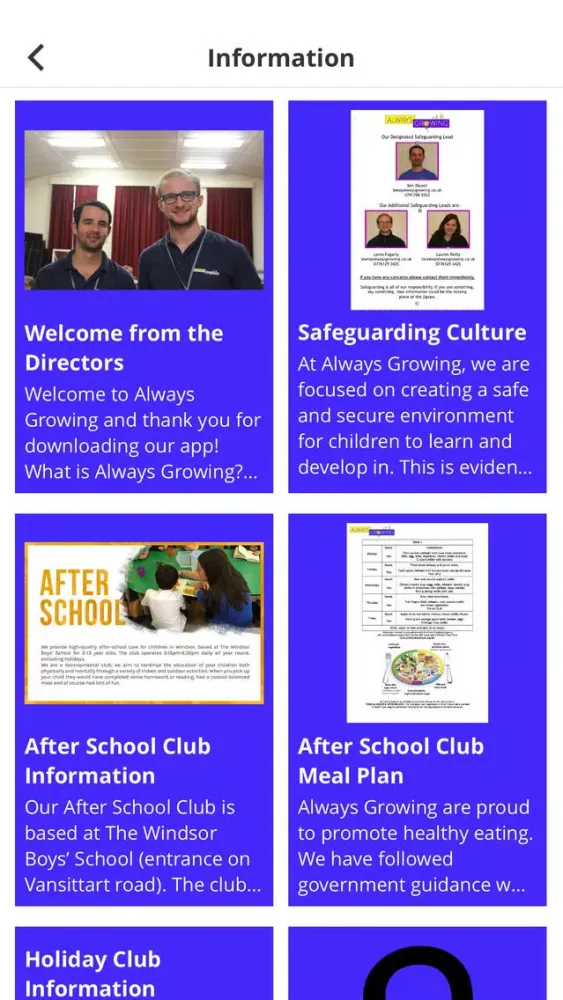 Always Growing Children's Club سکرین شاٹس