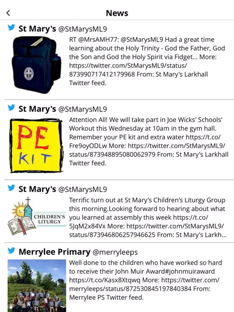 Capturas de pantalla de Castle Rise Primary School iPad 