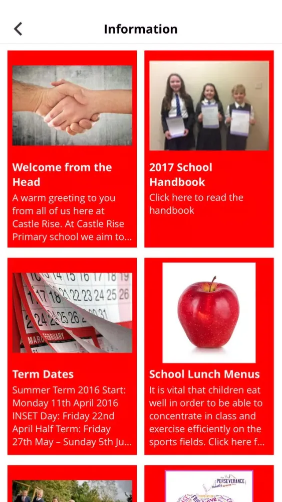 Capturas de pantalla de Castle Rise Primary School