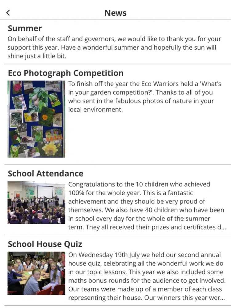St Mary & St Paul's CE Primary iPad  سکرین شاٹس
