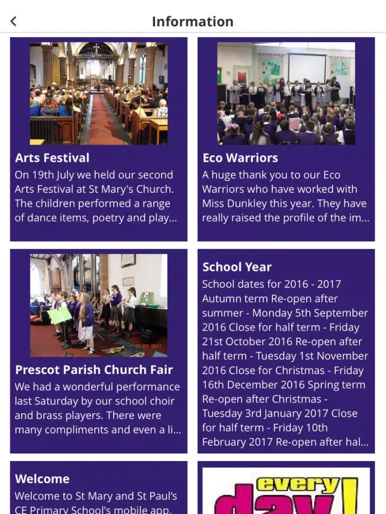 St Mary & St Paul's CE Primary iPad  سکرین شاٹس