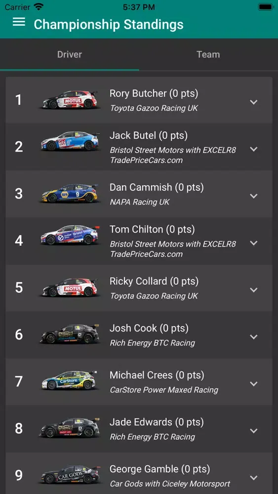 BTCC - British Touring Cars Ekran Görüntüleri