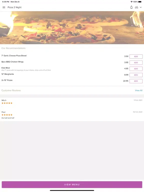 Pizza 2 Night. iPad  Ekran Görüntüleri