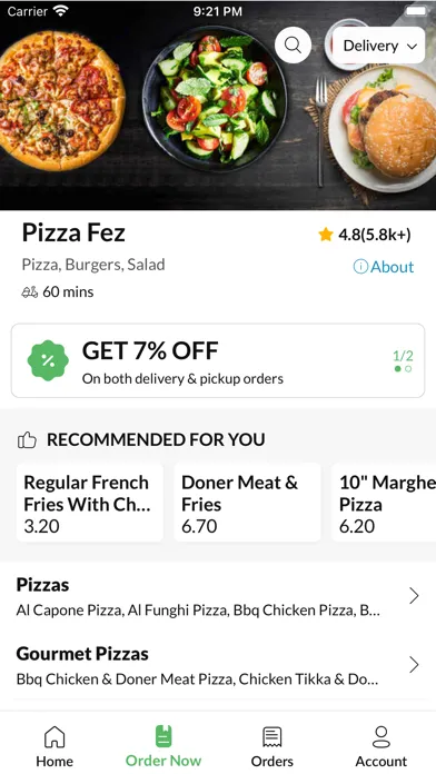 ภาพหน้าจอของ Pizza Fez.