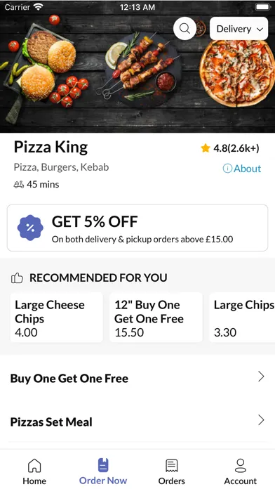 Pizza King. स्क्रीनशॉट