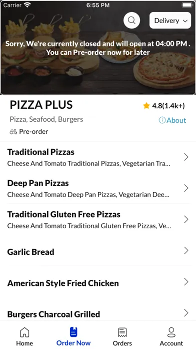 Captures d'écran de Pizza Plus - Glossop