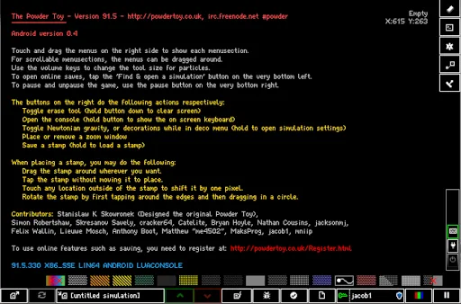 The Powder Toy Screenshots