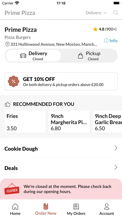 Prime Pizza - New Moston应用截图