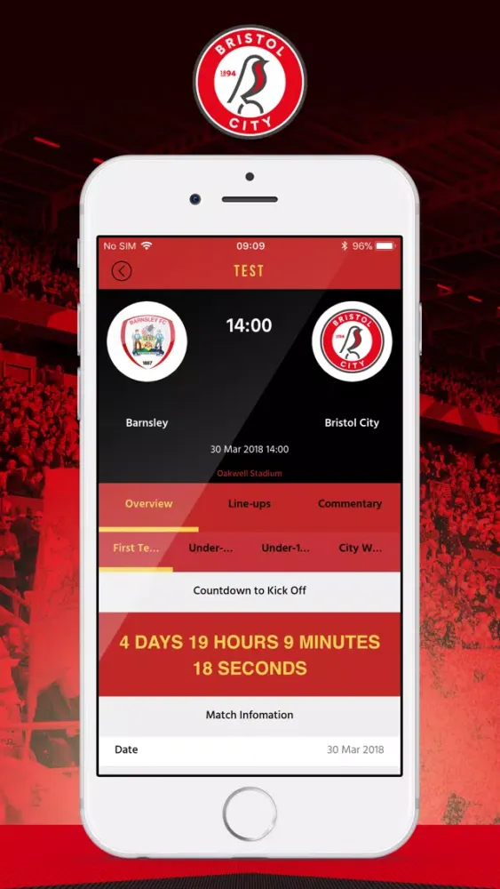 Bristol City - Official App स्क्रीनशॉट