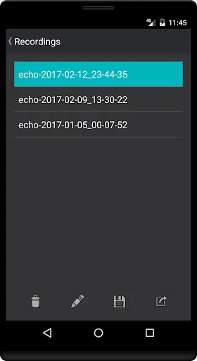 ภาพหน้าจอของ Echo
