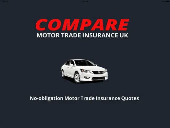 Compare Motor Trade Insurance iPad  স্ক্রিনশট