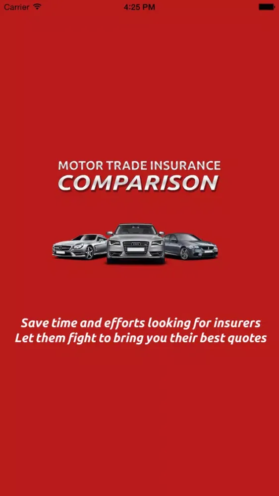 Скриншоты Motor Trade Insurance Compare