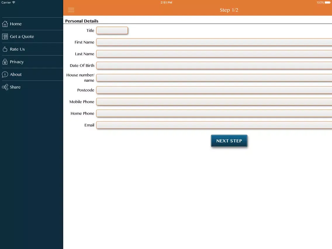 تصاویر Valeter Insurance UK iPad 