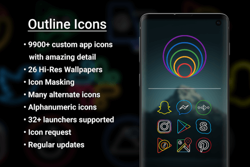 Outline Icons - Icon Pack-screenshot-1