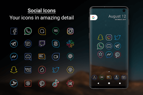 Outline Icons - Icon Pack-screenshot-4