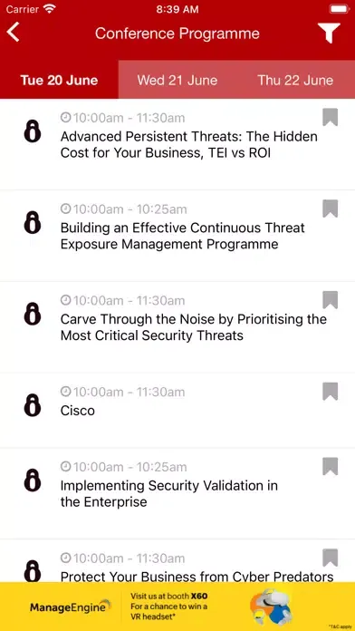 Ảnh chụp màn hình của Infosecurity Europe 2023