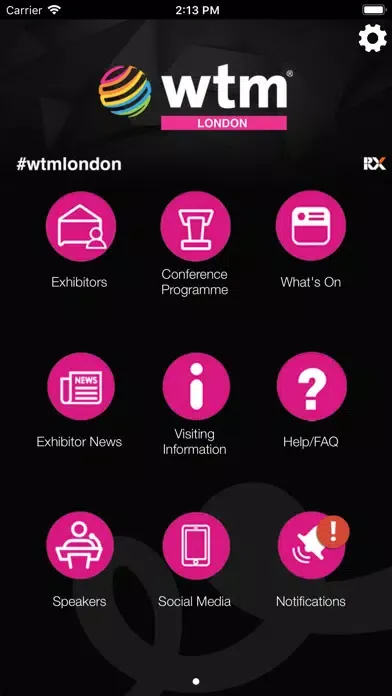 Capturas de tela do WTM London