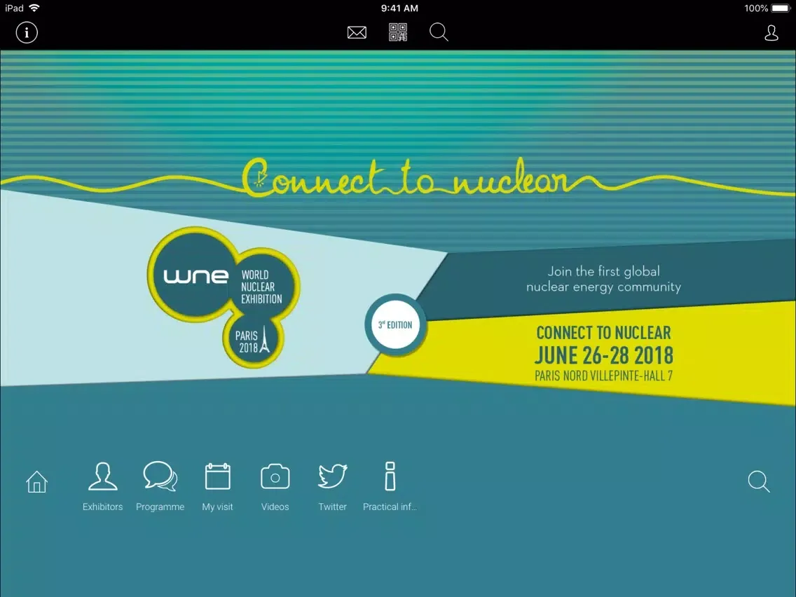World Nuclear Exhibition 2018 iPad 應用截圖