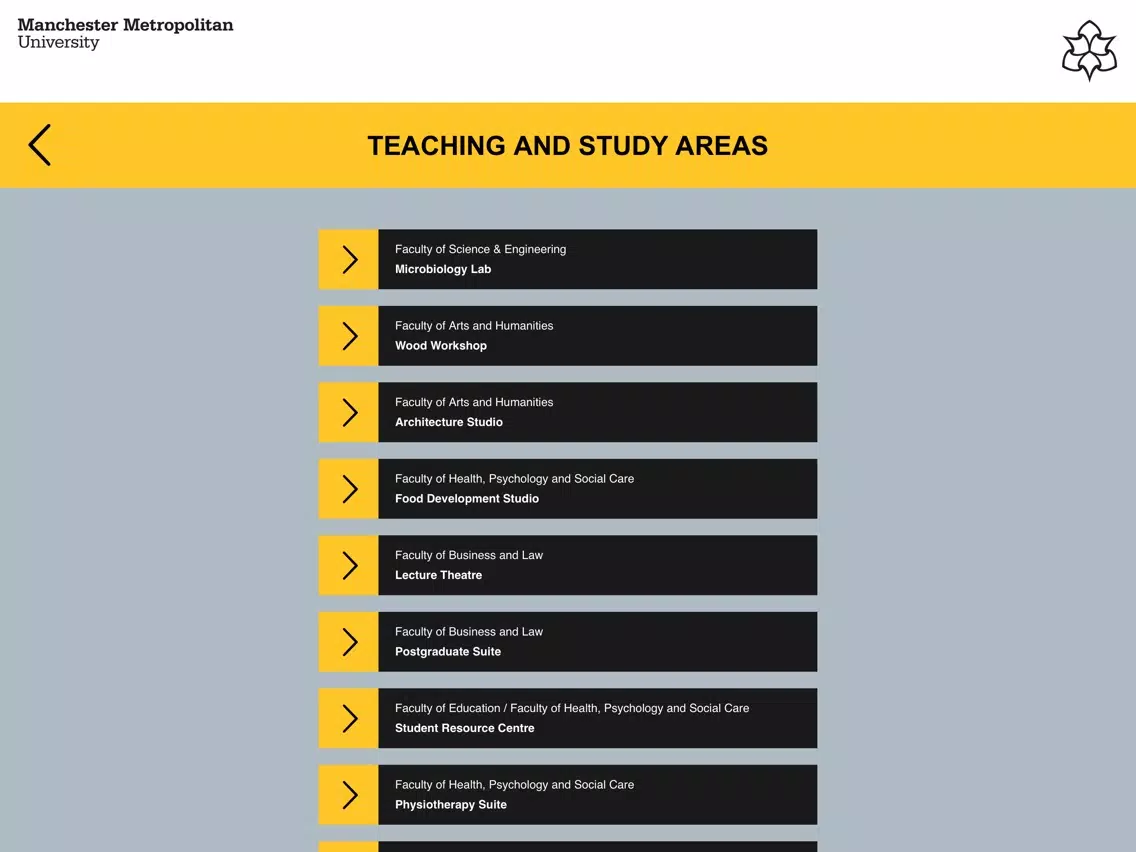 Manchester Metropolitan University – 360° Tour iPad  سکرین شاٹس