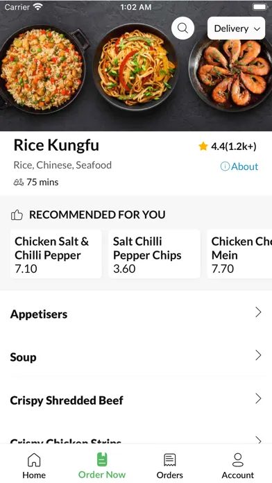 Tangkapan layar Rice Kungfu