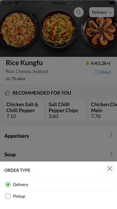Tangkapan layar Rice Kungfu