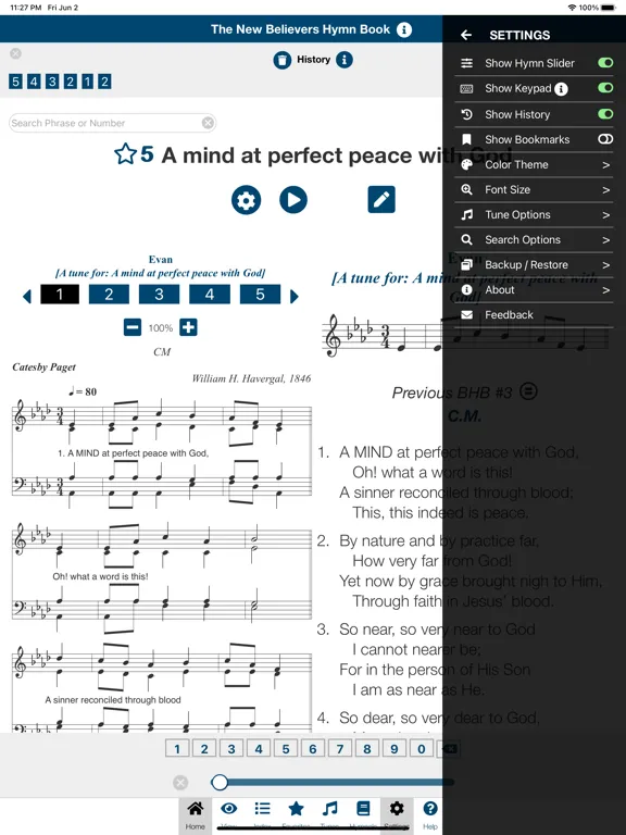 New Believers Hymn Book iPad  スクリーンショット