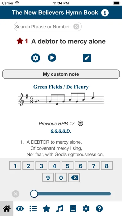New Believers Hymn Book スクリーンショット