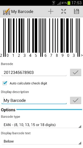 Barcode Architect應用截圖
