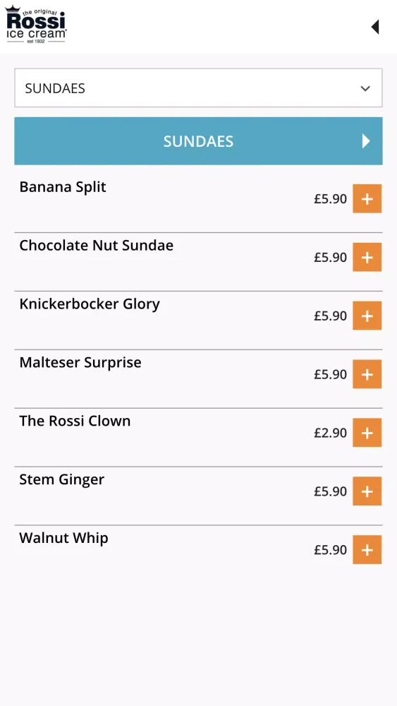 Rossi Ice Cream Screenshots