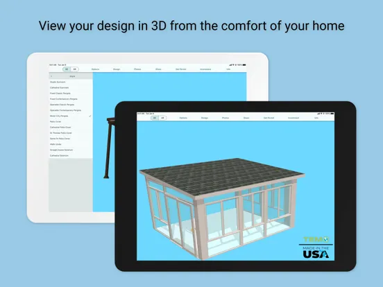 Tangkapan skrin TEMO Design Studio iPad 