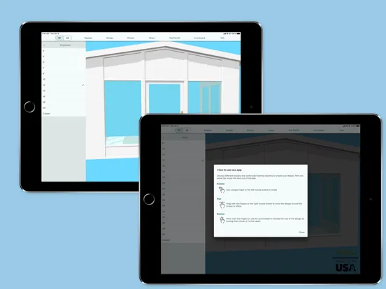 Tangkapan skrin TEMO Design Studio iPad 