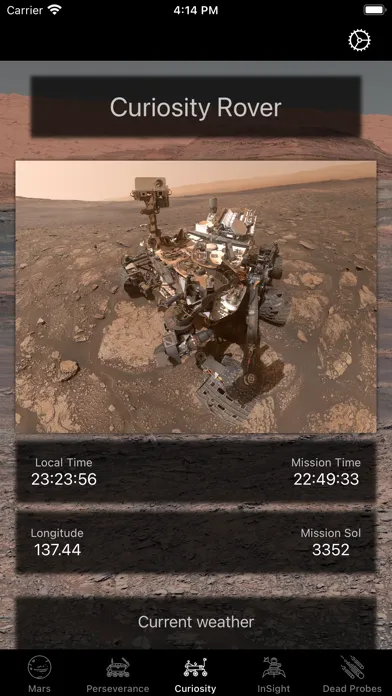 Скриншоты Mars Watch