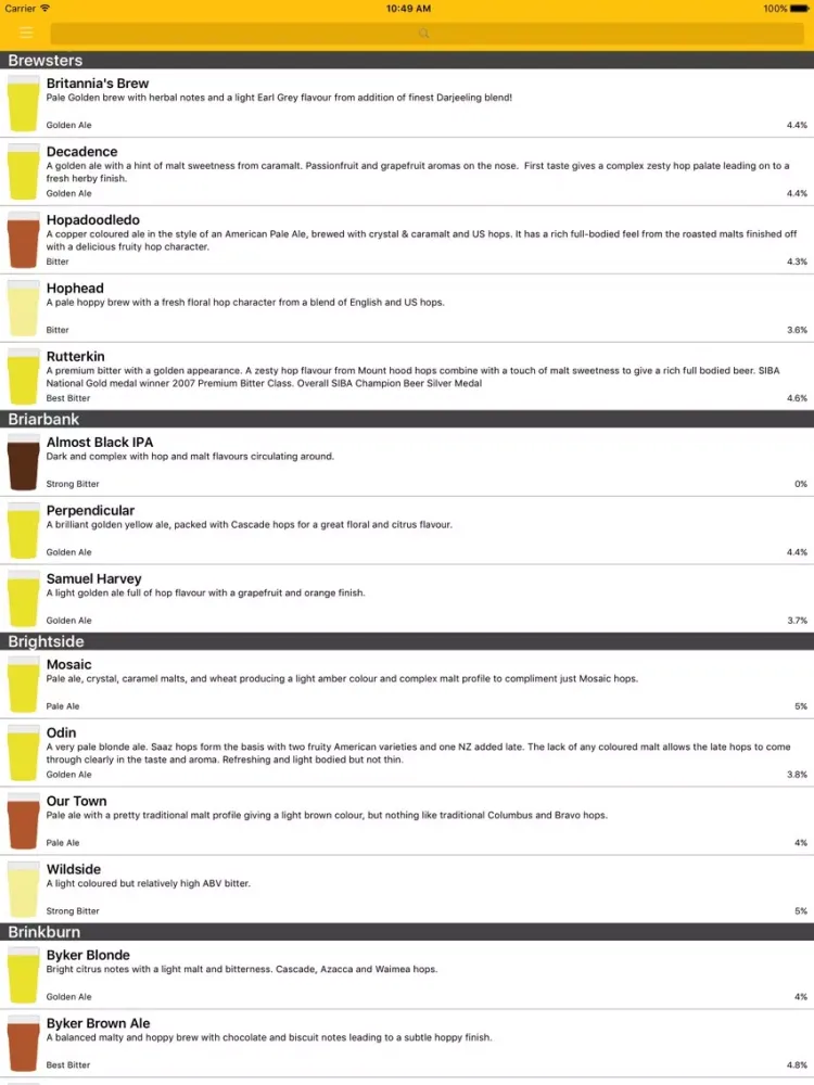 Matlock & Dales Beer Festival iPad  스크린샷