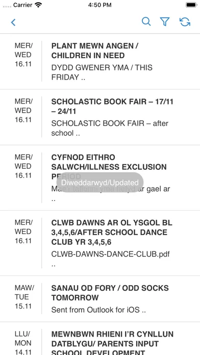 Ysgol Glanrafon, Mold سکرین شاٹس