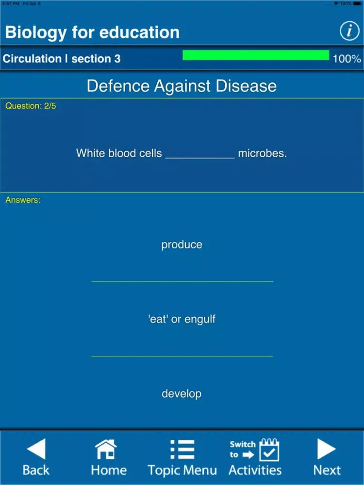 Capturas de pantalla de Biology - For Education iPad 