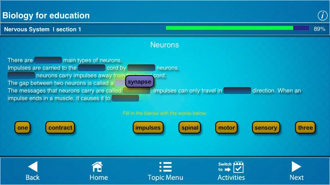 Capturas de pantalla de Biology - For Education