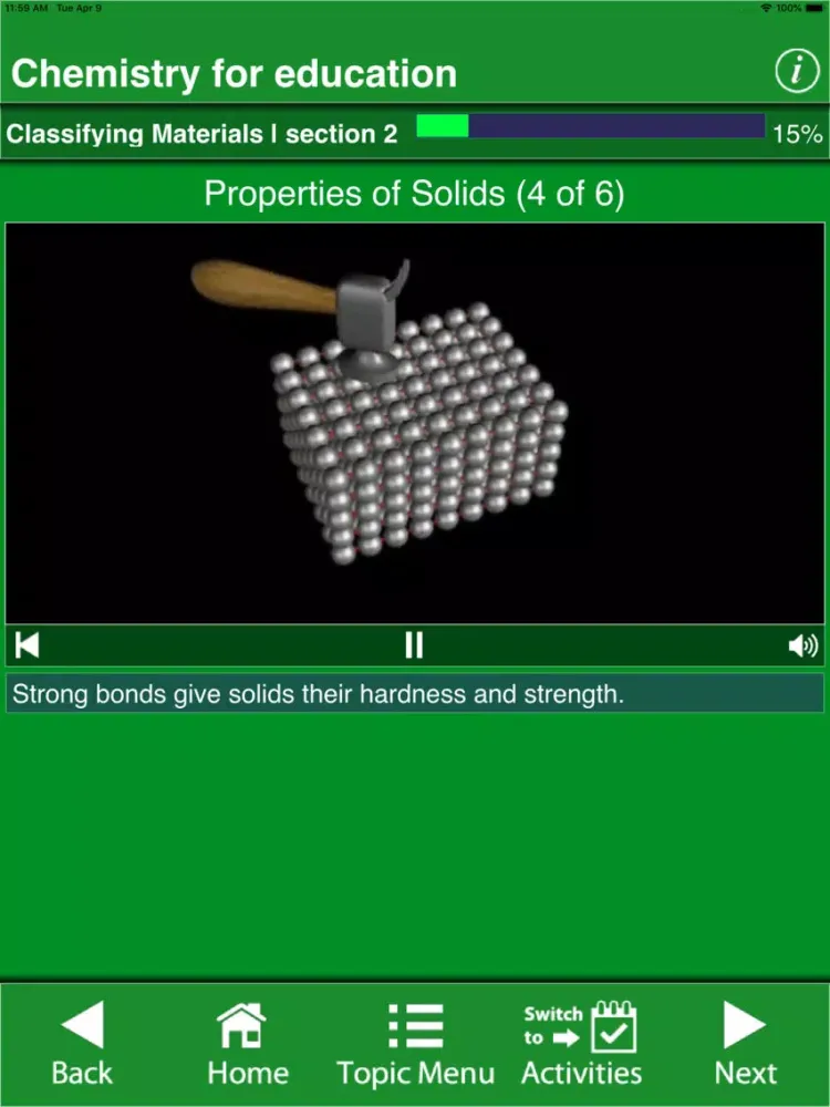 Chemistry - For Education iPad  स्क्रीनशॉट