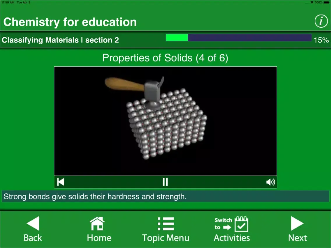 Chemistry - For Education iPad  स्क्रीनशॉट