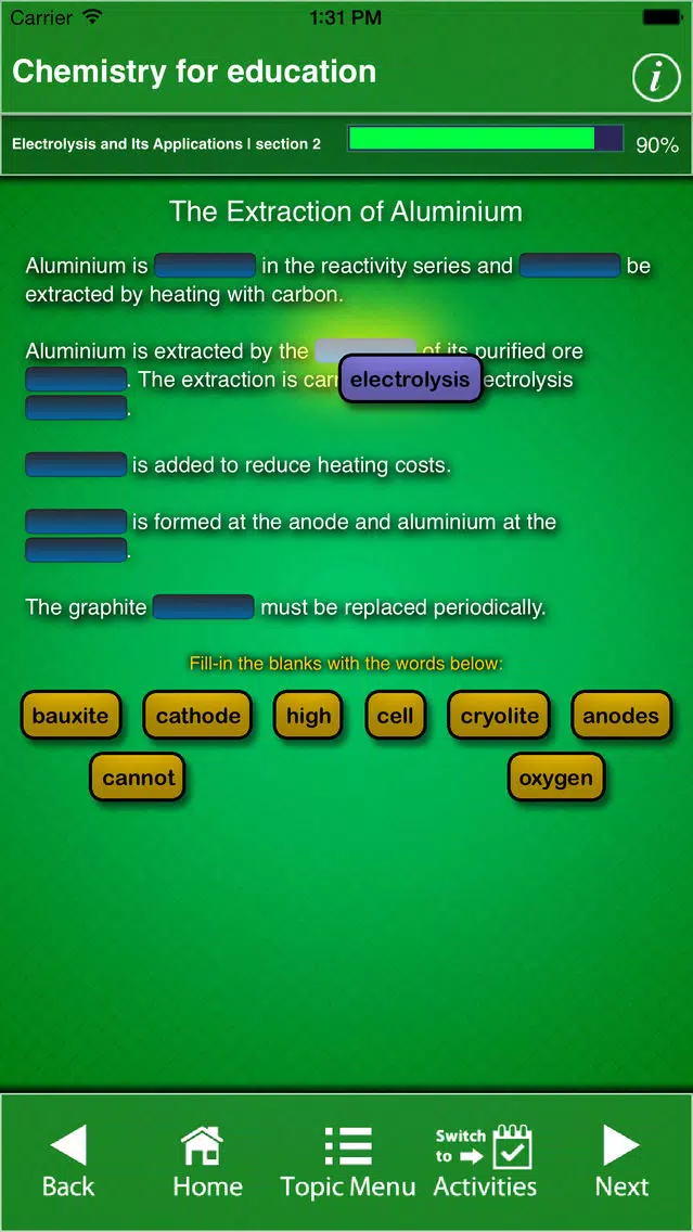 Chemistry - For Education应用截图